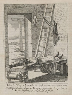 고문대 위의 영국의 복자 에드워드 올드콘_by Melchior Kusel_in 1675.jpg